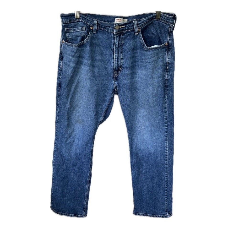 Levi's Strauss Signature Men's Medium Wash Relaxed Denim Jeans W36